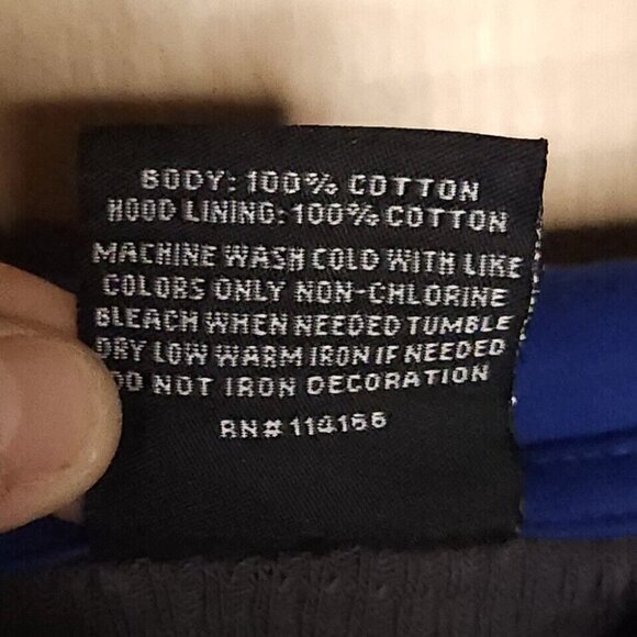 Colosseum University Of Kansas New Mens Grey Waffle Knit Hooded Shirt - Picture 6 of 7